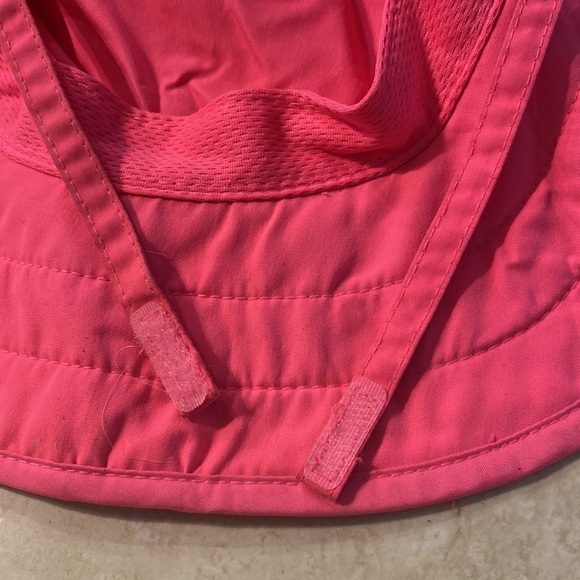 Sun Protection Zone Baby Pink Bucket Hat Adjustable with Straps - Picture 7 of 8